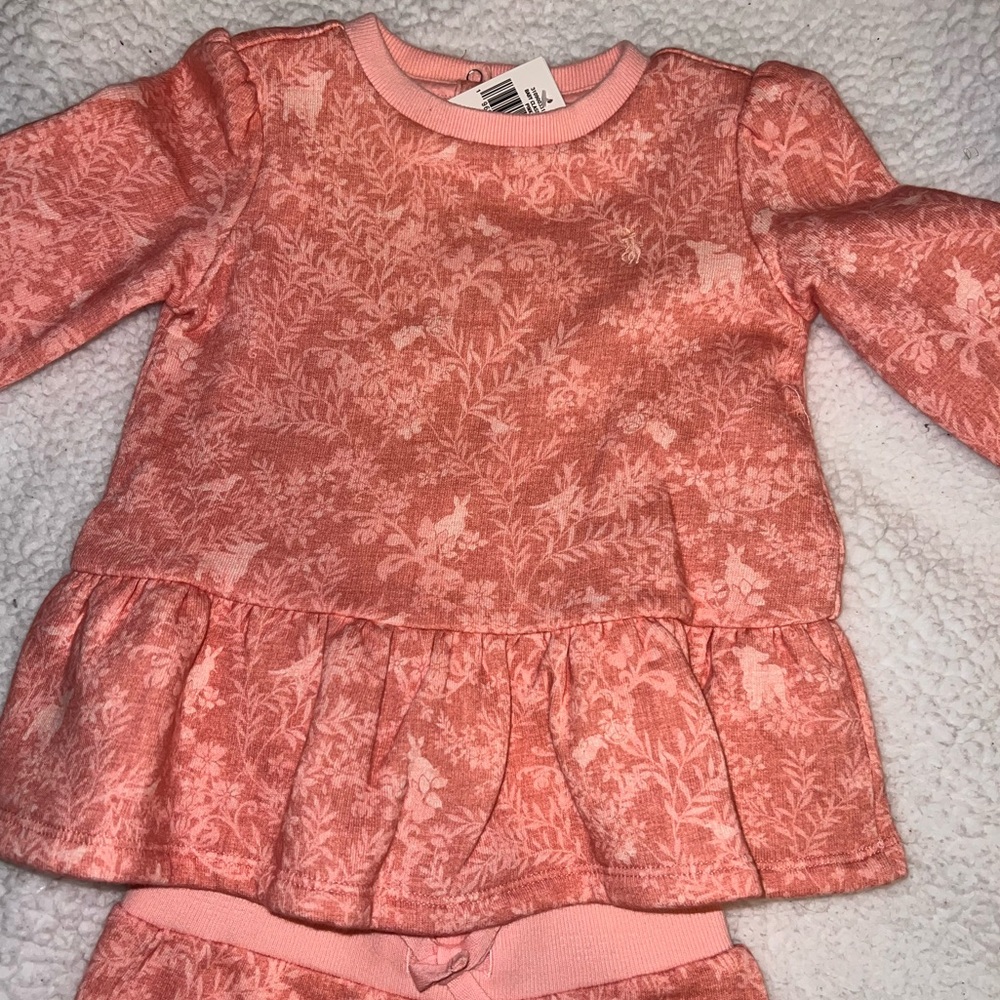 Pink Ralph Lauren Sweatsuit 24months